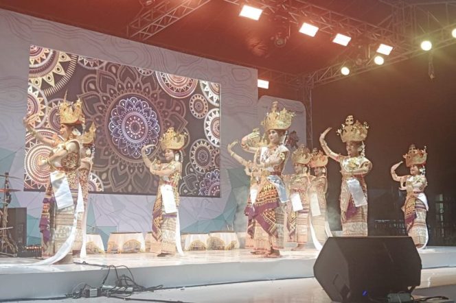 
 Tari Abung Siwo Migo Tampil Memukau di HPN 2026 Banten