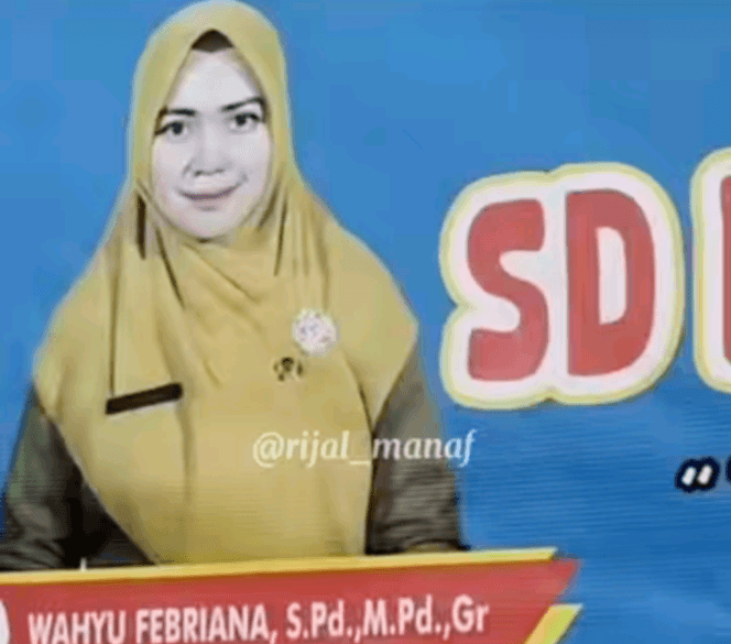 
 Tangkapan layar dari video yang beredar