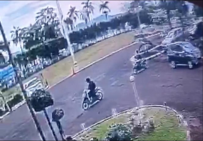 
 Motor Wartawan Raib Depan Balai Keratun Pemprov Lampung