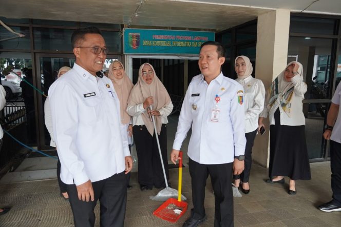 
 Pemprov Lampung Perkuat Budaya Kerja Bersih, Nyaman, dan Sehat Lewat Gerakan ASRI
