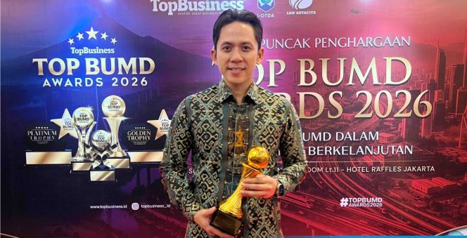 
 Borong Penghargaan Nasional, Perumda Tirta Jasa Lampung Selatan Raih TOP BUMD Awards 2026 Bintang 4, Bupati Egi Dinobatkan Pembina Terbaik