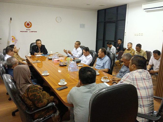 
 Target Masuk 5 Besar Porwanas 2027, PWI Lampung Gandeng KONI Petakan Potensi Atlet dan Venue
