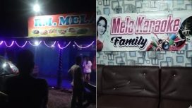 Tampak depan dan ruangan dalam RM Mela