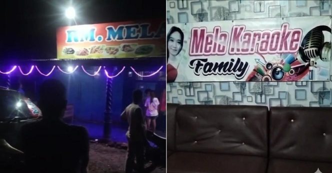 
 Tampak depan dan ruangan dalam RM Mela