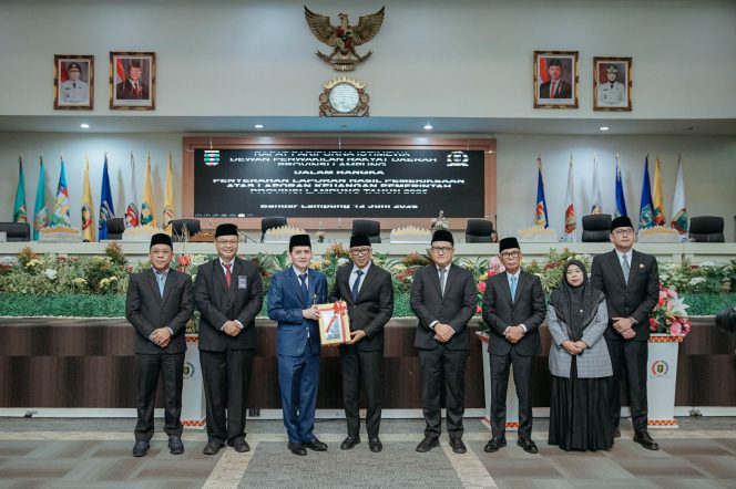 
 Pemprov Lampung Raih Opini WTP BPK RI