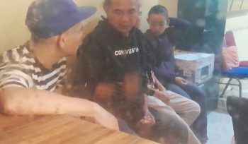 Dokumentasi Ketiga orang yang diamankan warga ke Ditpropam Polda Lampung