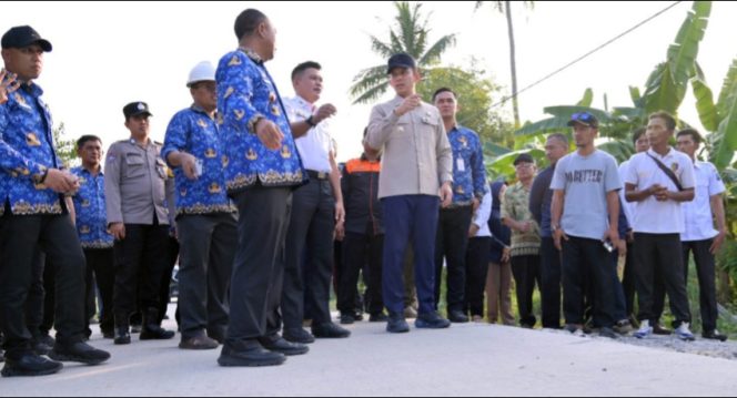 
 Tak Lagi Becek dan Banjir, Warga Sragi Syukuri Jalan Bandar Agung-Kuala Jaya yang Mulus