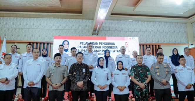 
 Dilantik, PMI Lampung Selatan 2026-2031 Emban 3 Misi Kemanusiaan
