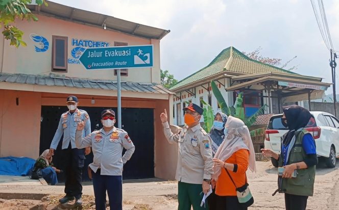 
 Siaga Bencana, BPBD Kabupaten Lampung Selatan Uji Kesiapan Sirene Tsunami dan Jalur Evakuasi Pesisir