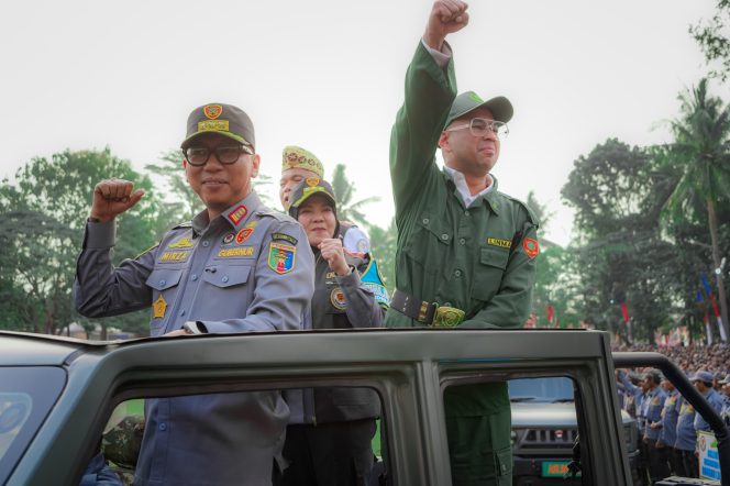
 Dukung Gubernur Mirza, Raffi Ahmad Ajak Generasi Muda dan Pekerja Seni Perkuat Peran Satlinmas